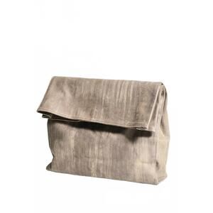 NEW AAKASHA women's foldover clutch handbag in natural